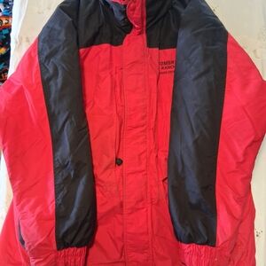 Ombre Ranch Men's Red and Black Ski Jacket